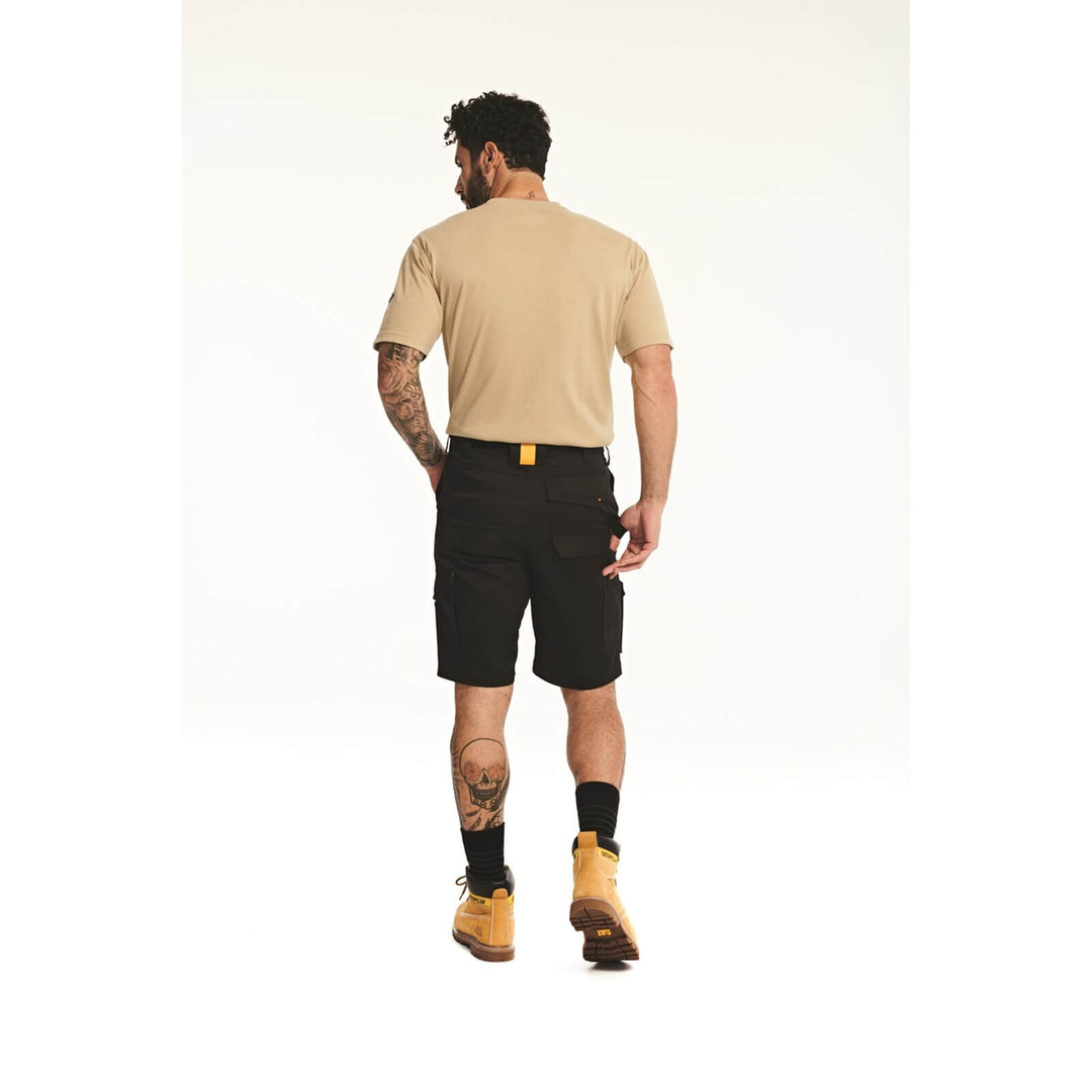 Caterpillar Essential Stretch Pocket Shorts Black 2#colour_black