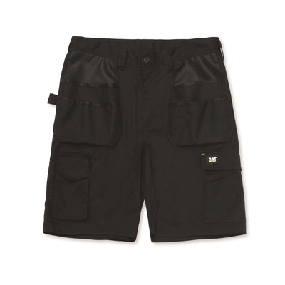 Caterpillar Essential Stretch Pocket Shorts Black 5#colour_black