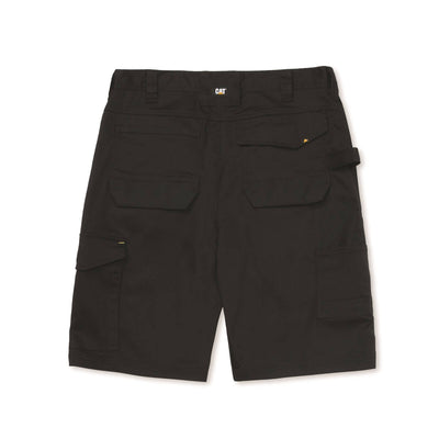 Caterpillar Essential Stretch Pocket Shorts Black 6#colour_black