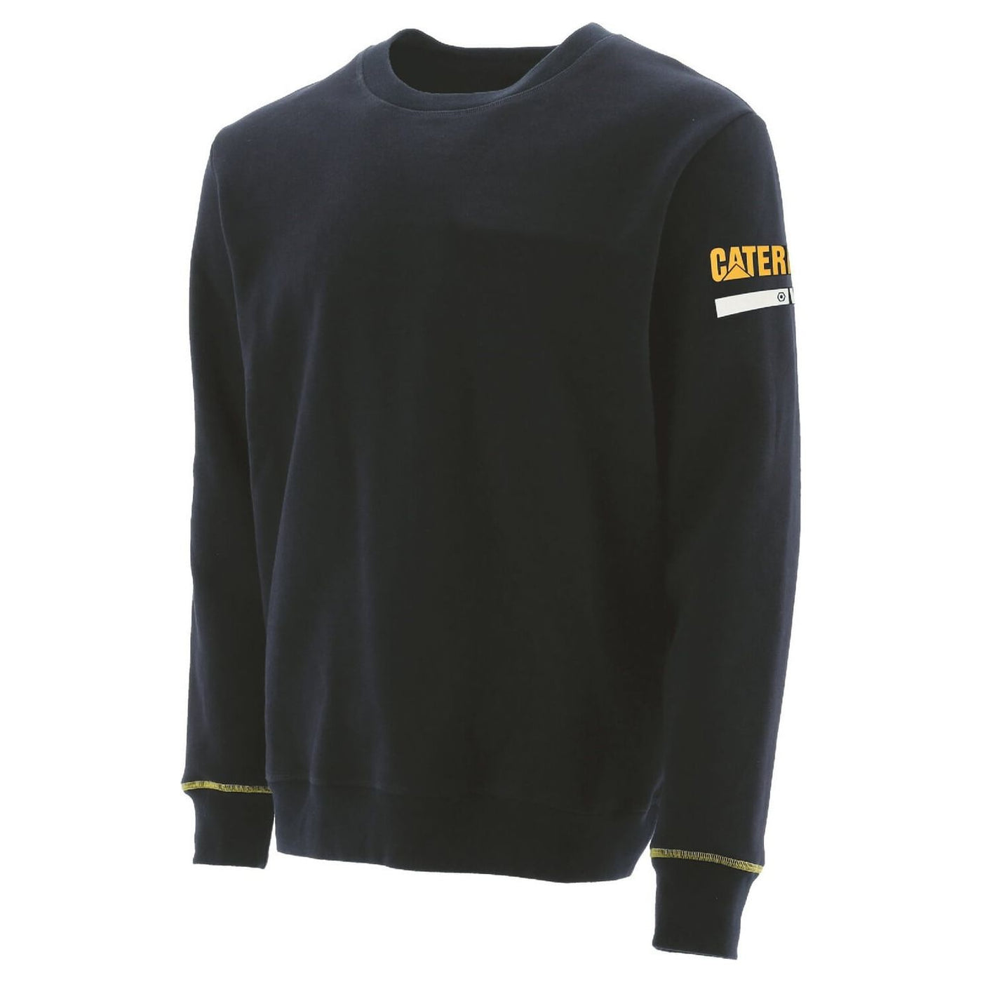 Caterpillar Essentials Crew-Neck Sweater-Black-Main