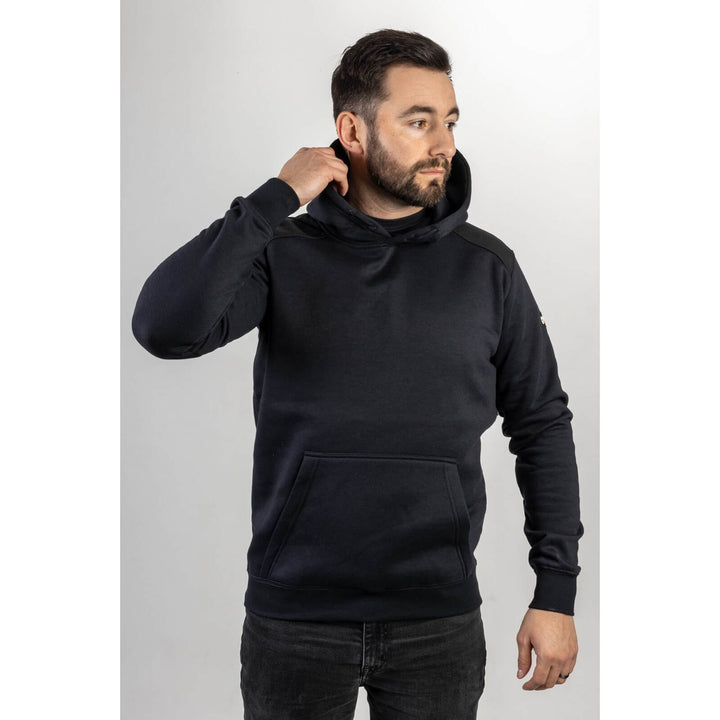 Caterpillar Essentials Hooded Sweatshirt Navy 1#colour_navy-blue