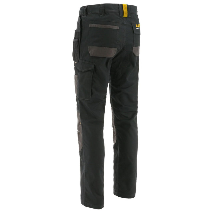 Caterpillar Essentials Knee Pocket Work Trousers-Black-2