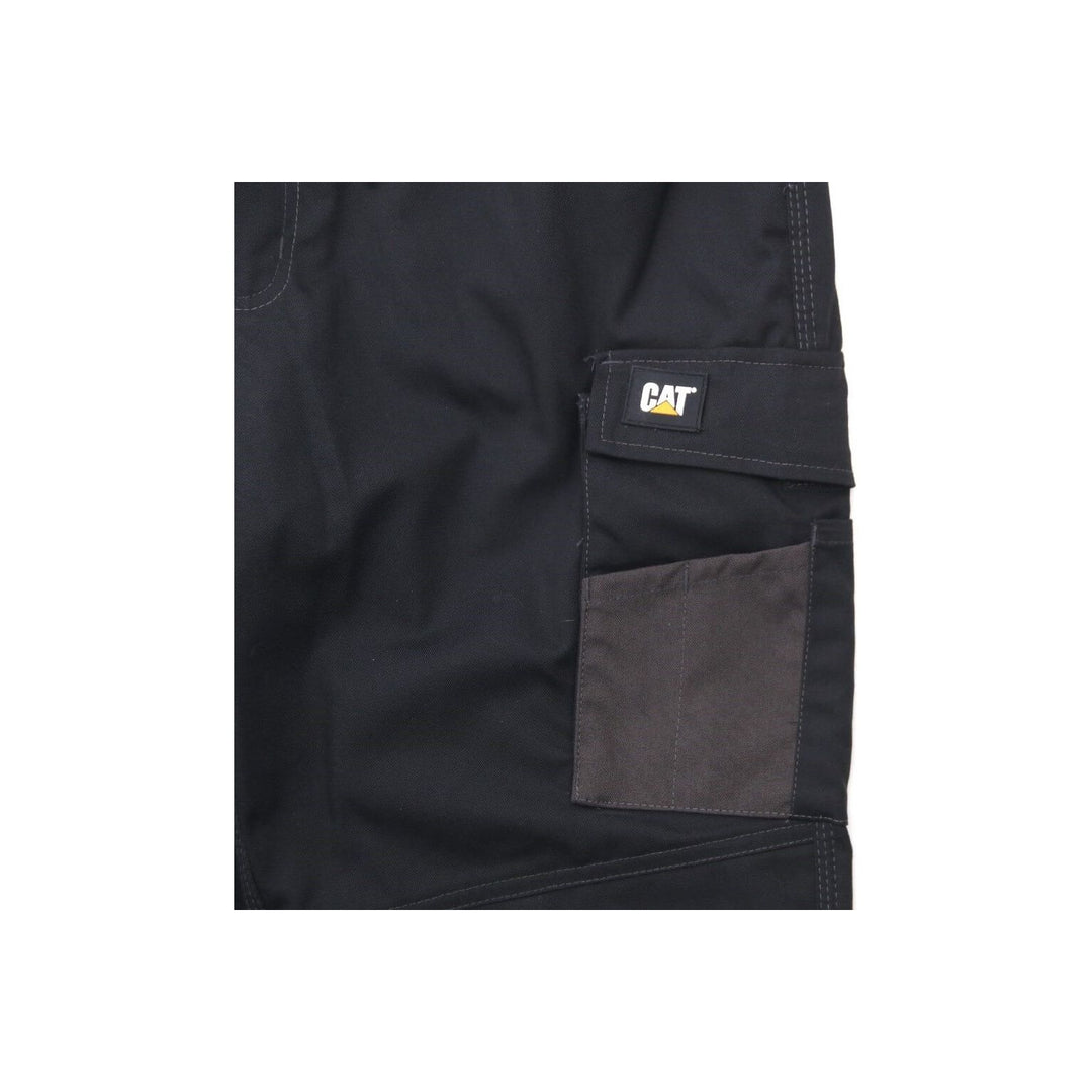 Caterpillar Essentials Knee Pocket Work Trousers-Black-4