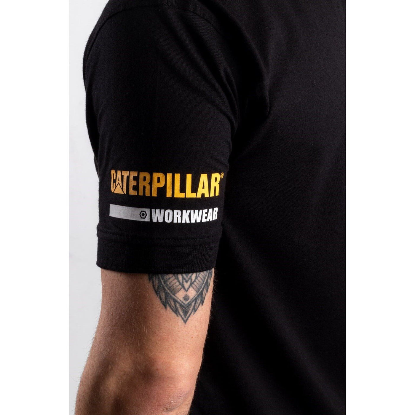 Caterpillar Essentials Polo Shirt-Black-4