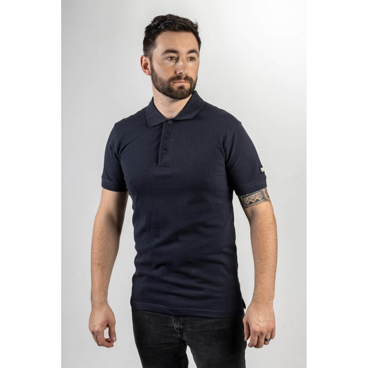 Caterpillar Essentials Polo Shirt Navy 1#colour_navy-bue