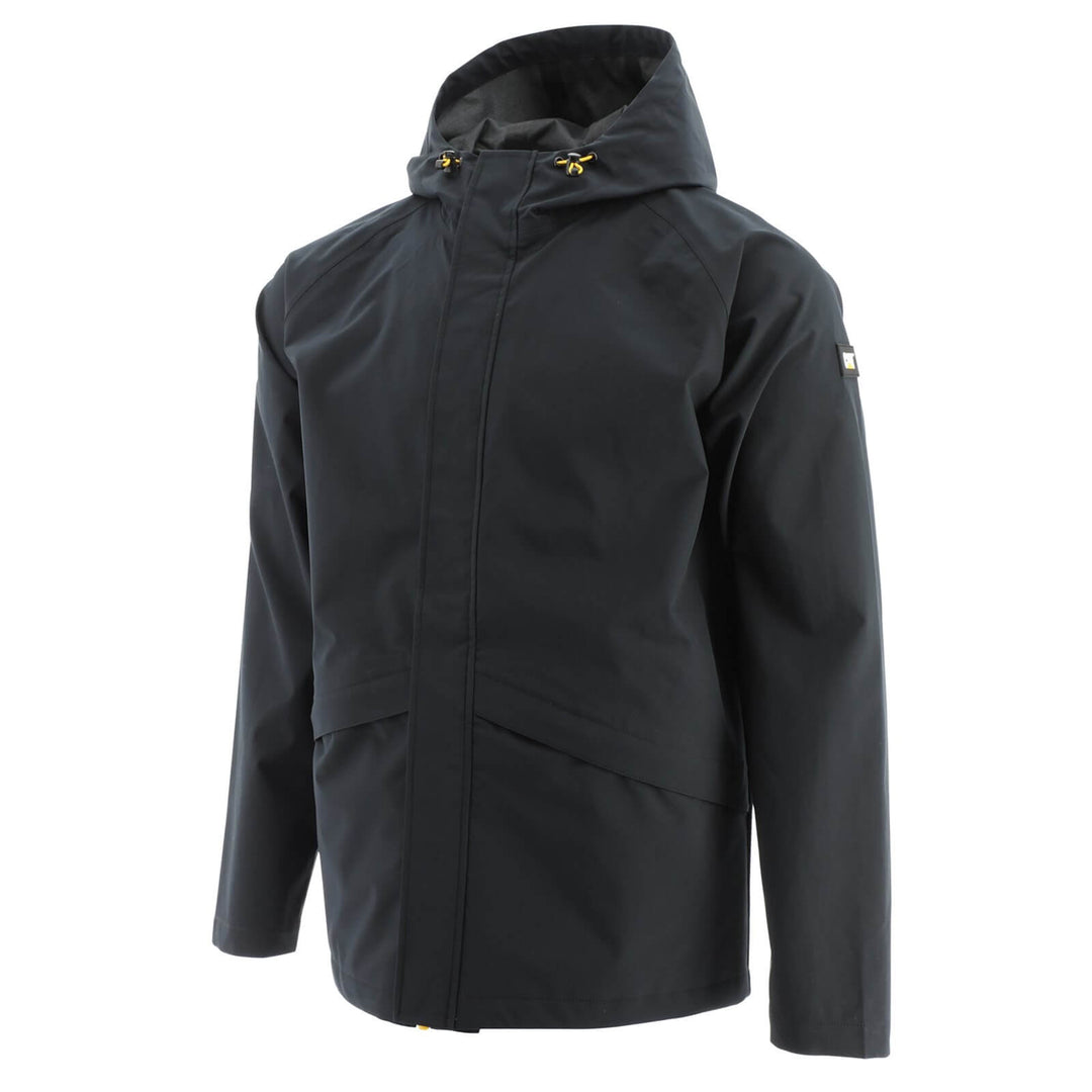 Caterpillar Essentials Rain Jacket Black 1#colour_black