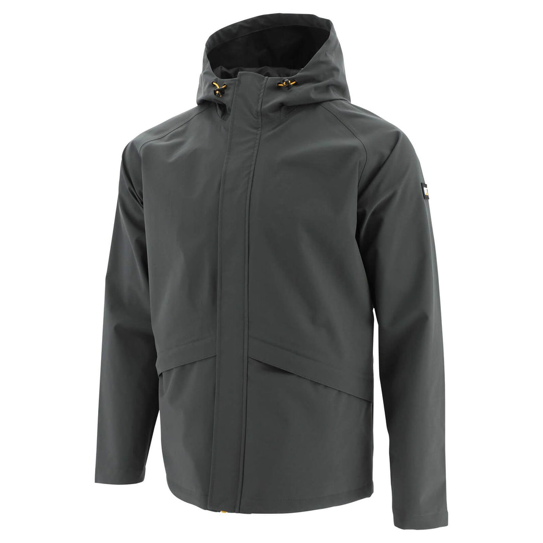 Caterpillar Essentials Rain Jacket Dark Shadow 1#colour_dark-shadow-black