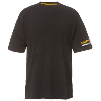 Caterpillar Essentials Short Sleeve T-Shirt-Black-Main