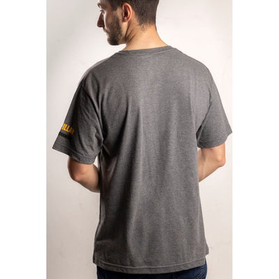 Caterpillar Essentials Short Sleeve T-Shirt-Dark Grey-5