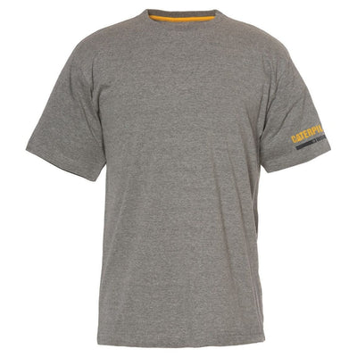 Caterpillar Essentials Short Sleeve T-Shirt-Dark Grey-Main