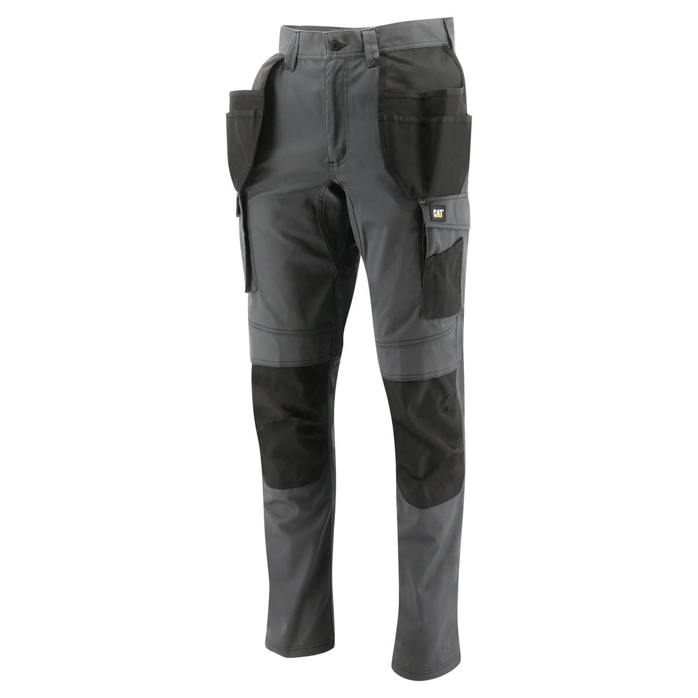 Caterpillar Essentials Stretch Knee Pocket Trousers DARK SHADOW-BLACK 1#colour_dark-shadow-black
