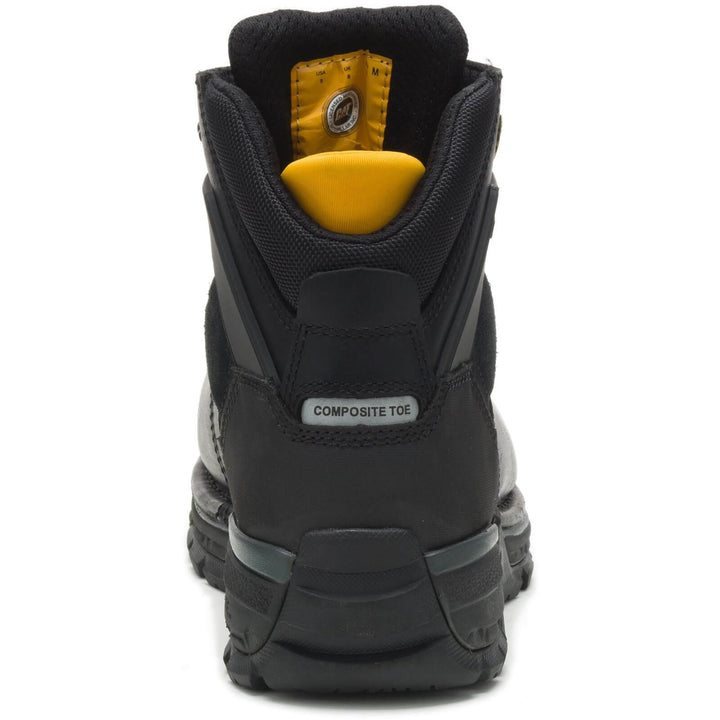 Caterpillar Excavator Safety Boots Black 2#colour_black