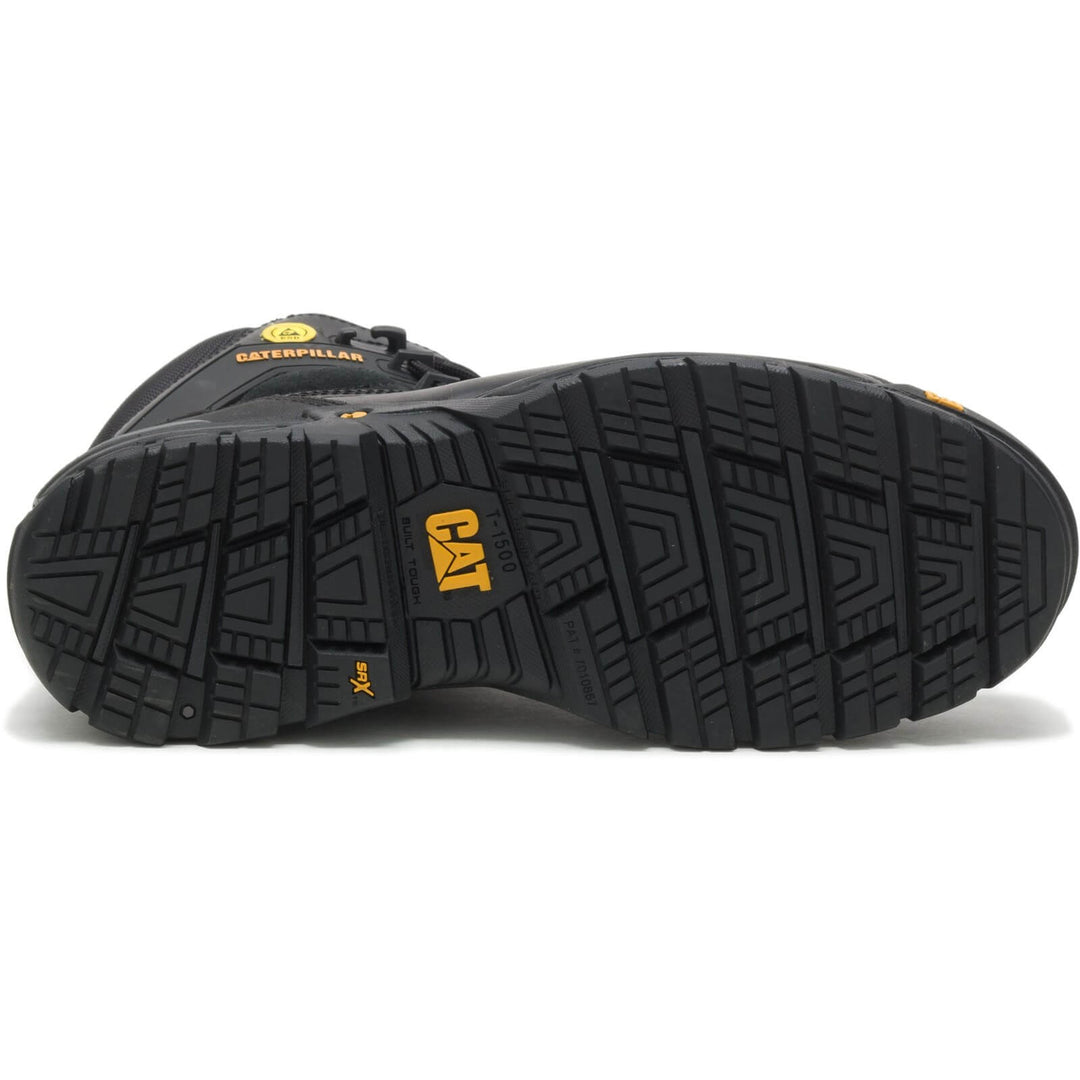 Caterpillar Excavator Safety Boots Black 3#colour_black