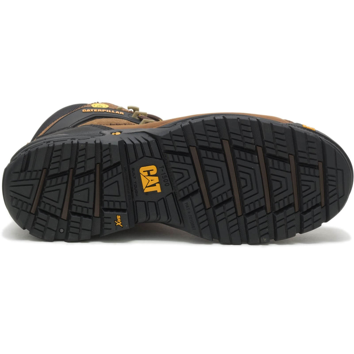 Caterpillar Excavator Safety Boots Brown 3#colour_brown