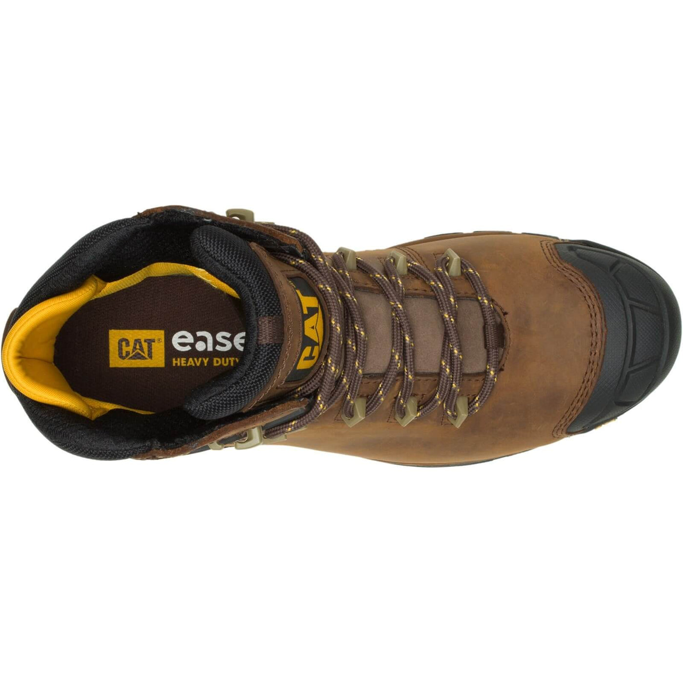 Caterpillar Excavator Safety Boots Brown 5#colour_brown