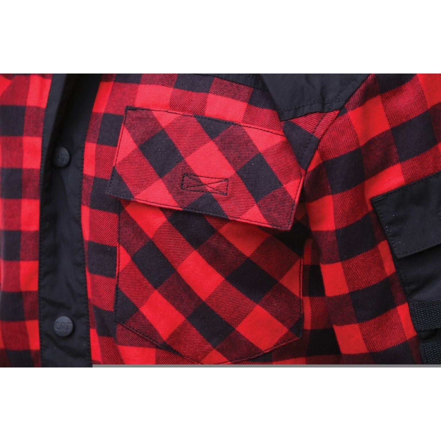 Caterpillar Fleece-lined Sequoia Jacket-Red-4