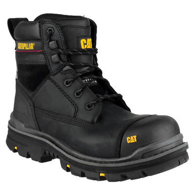 Caterpillar Gravel 6 Inch Safety Boots Black 1#colour_black