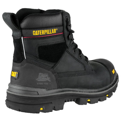 Caterpillar Gravel 6 Inch Safety Boots Black 2#colour_black