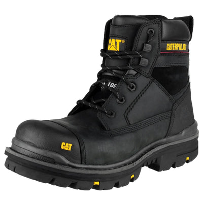 Caterpillar Gravel 6 Inch Safety Boots Black 6#colour_black