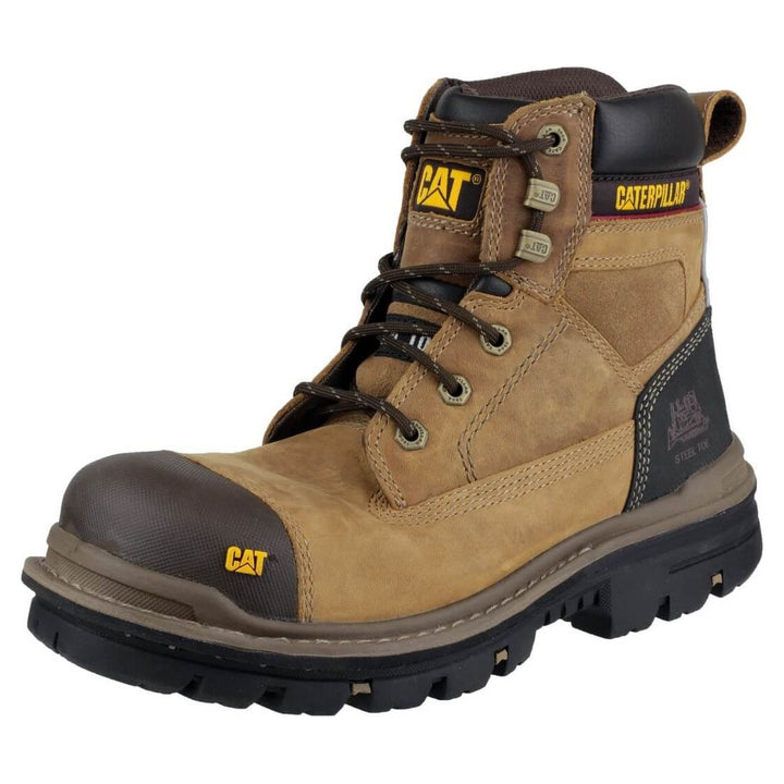 Caterpillar Gravel 6" Safety Boots-Beige-4