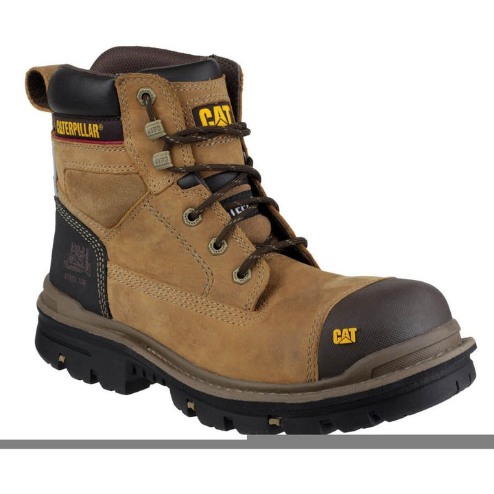 Caterpillar Gravel 6" Safety Boots-Beige-Main