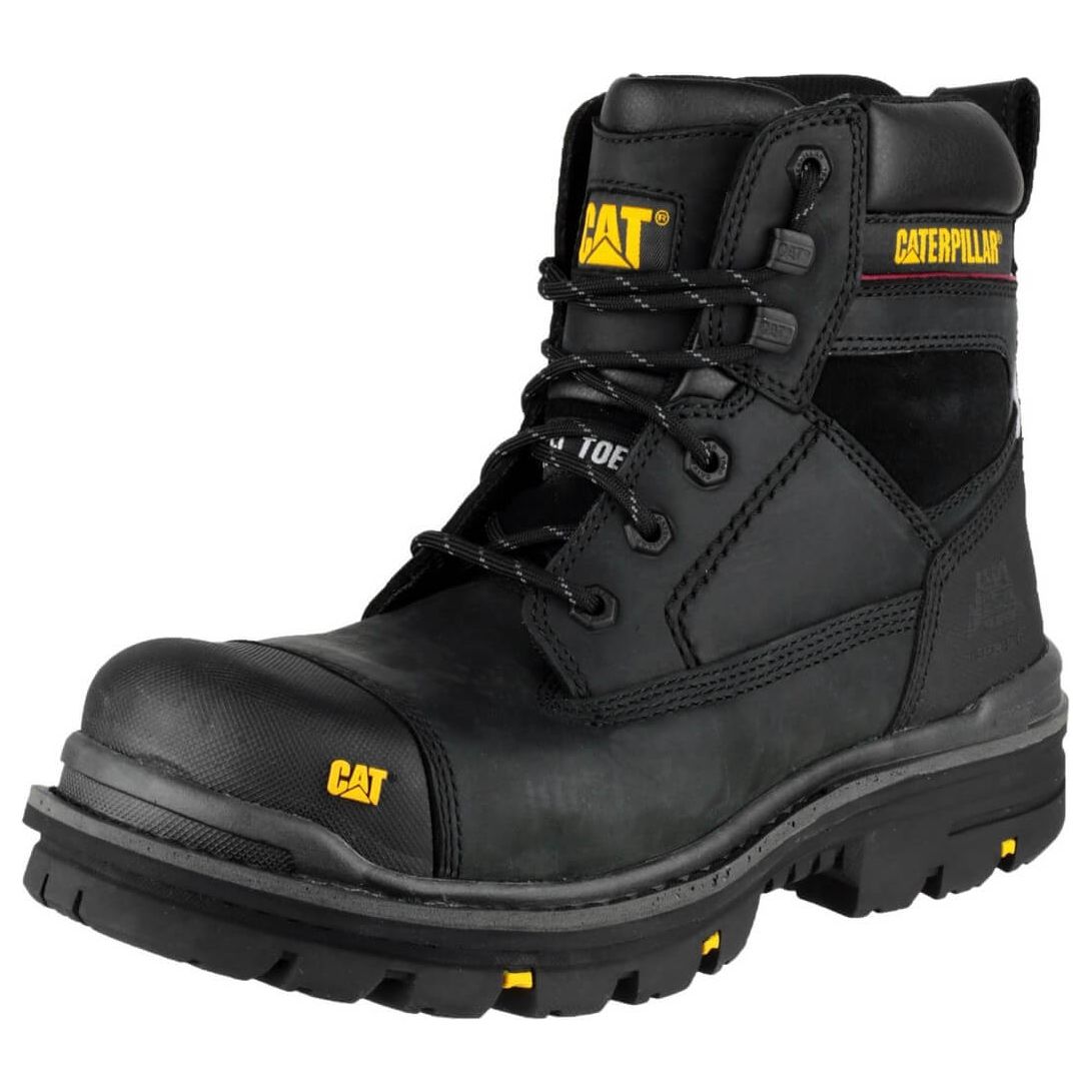 Caterpillar Gravel 6" Safety Boots-Black-5