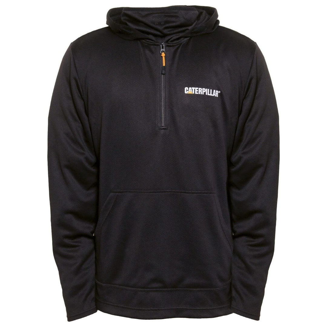 Caterpillar Guardian Quarter-Zip Hoodie-Black-Main