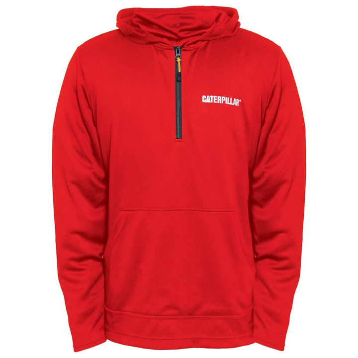 Caterpillar Guardian Quarter-Zip Hoodie-Red Tide-2