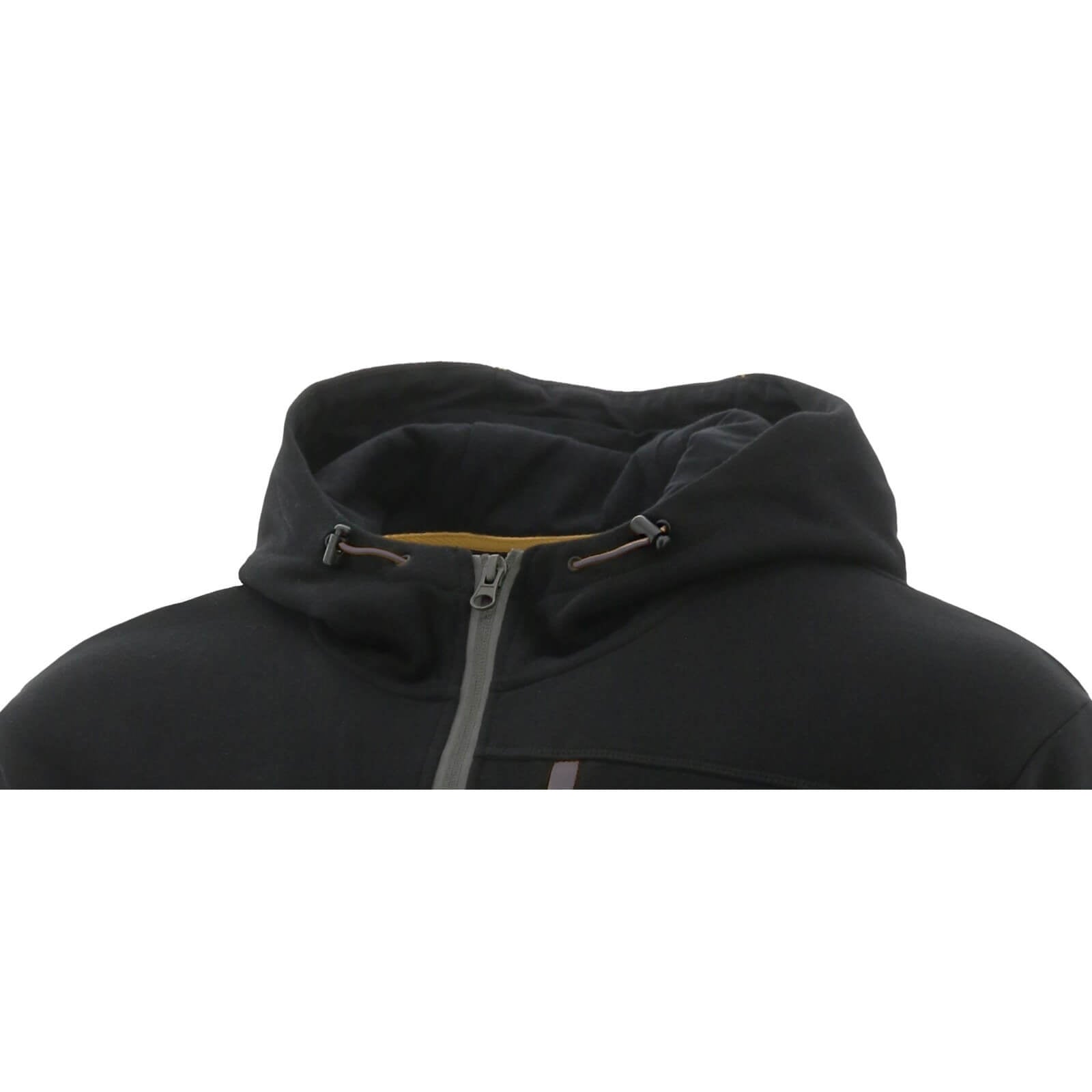 Caterpillar H2O Zip Work Sweatshirt Black 2#colour_black