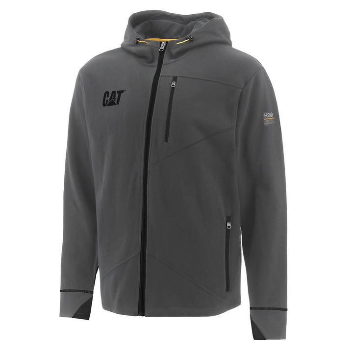 Caterpillar H2O Zip Work Sweatshirt Dark Shadow 1#colour_dark-shadow-black