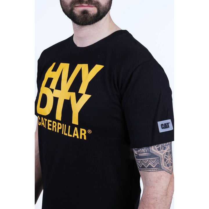 Caterpillar Heavy Duty Tee Shirt Black 7#colour_black