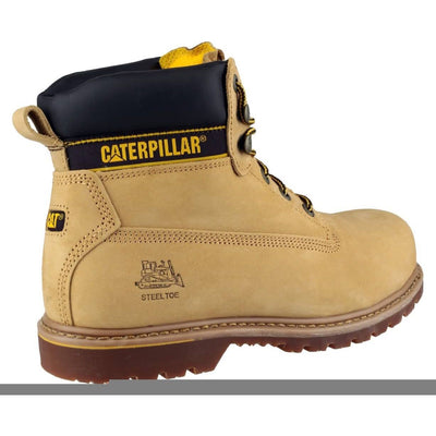 Caterpillar Holton S3 Safety Boots-Honey-2