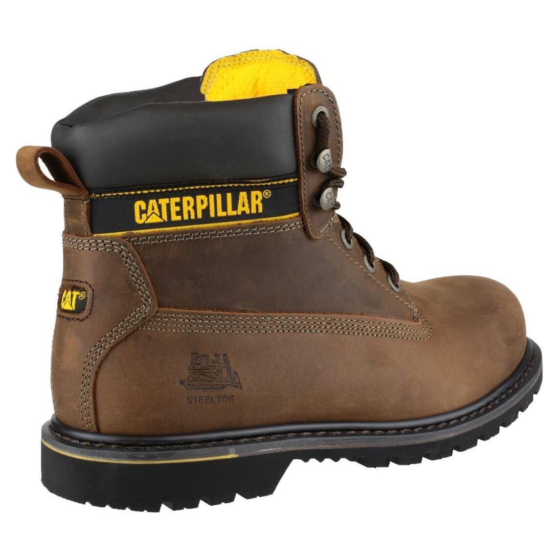 Caterpillar Holton Safety Boots-Brown-2