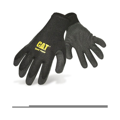 Caterpillar Latex Palm Gloves-Black-Main