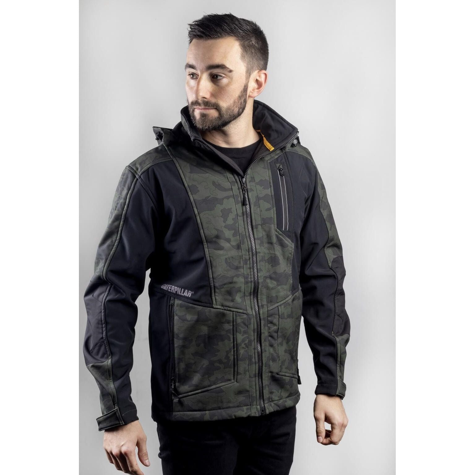 Caterpillar Mercury Softshell Jacket-Night Camo-2