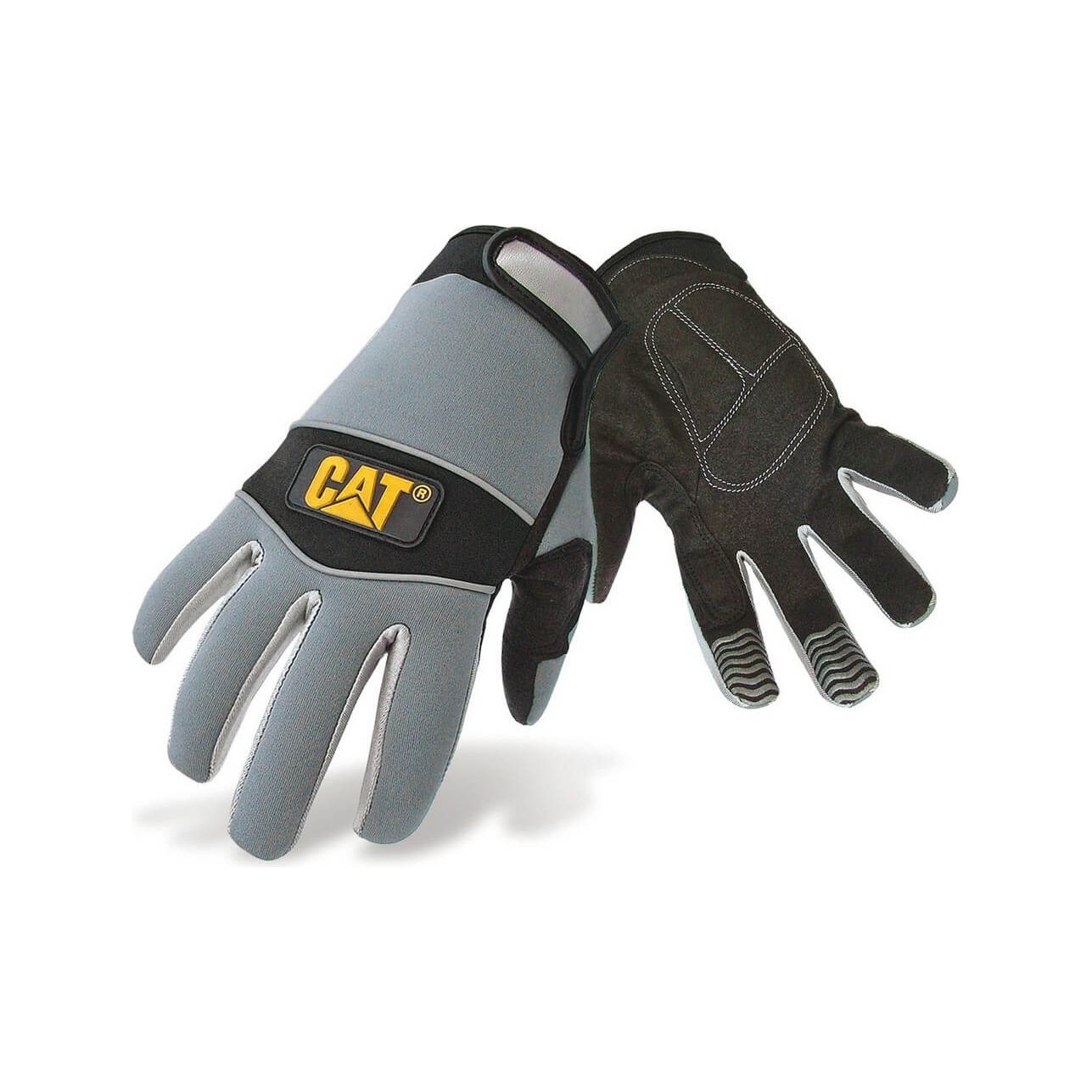 Caterpillar Neoprene Comfort Gloves-Black-Grey-Main