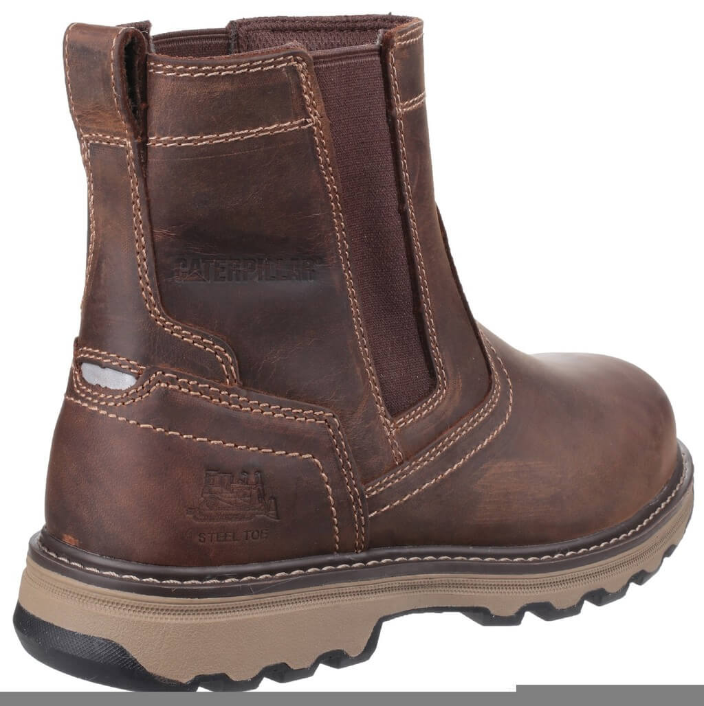 Caterpillar Pelton Work Safety Boots-Dark Beige-2