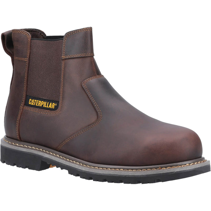 Caterpillar Powerplant Dealer Safety Boots Brown 1#colour_brown