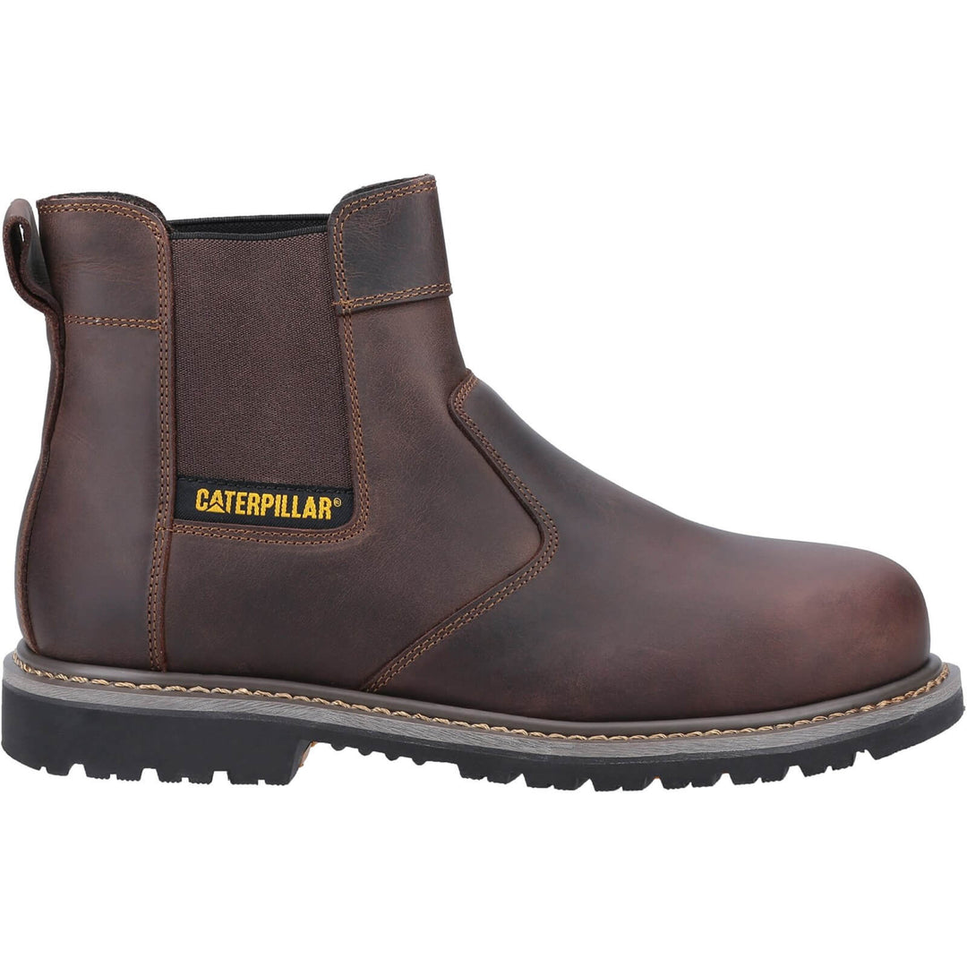 Caterpillar Powerplant Dealer Safety Boots Brown 4#colour_brown