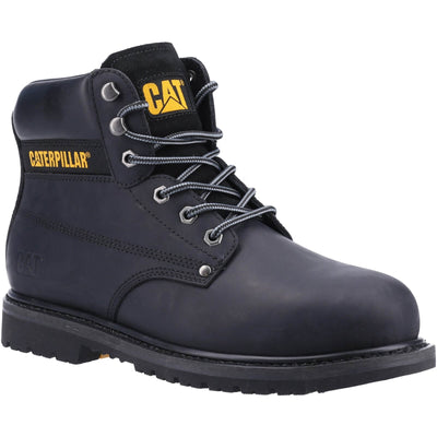 Caterpillar Powerplant S3 GYW Safety Boots Black 1#colour_black