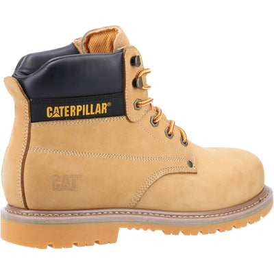 Caterpillar Powerplant S3 GYW Safety Boots Honey 2#colour_honey