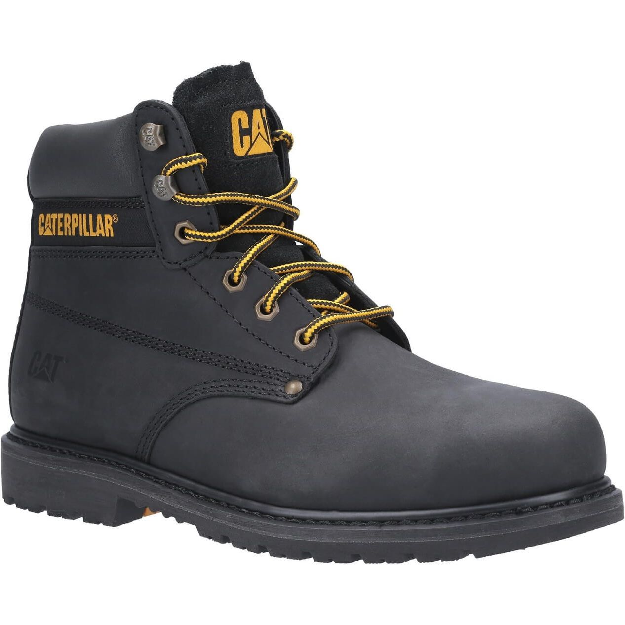 Caterpillar Powerplant Welted Safety Boots-Black-Main