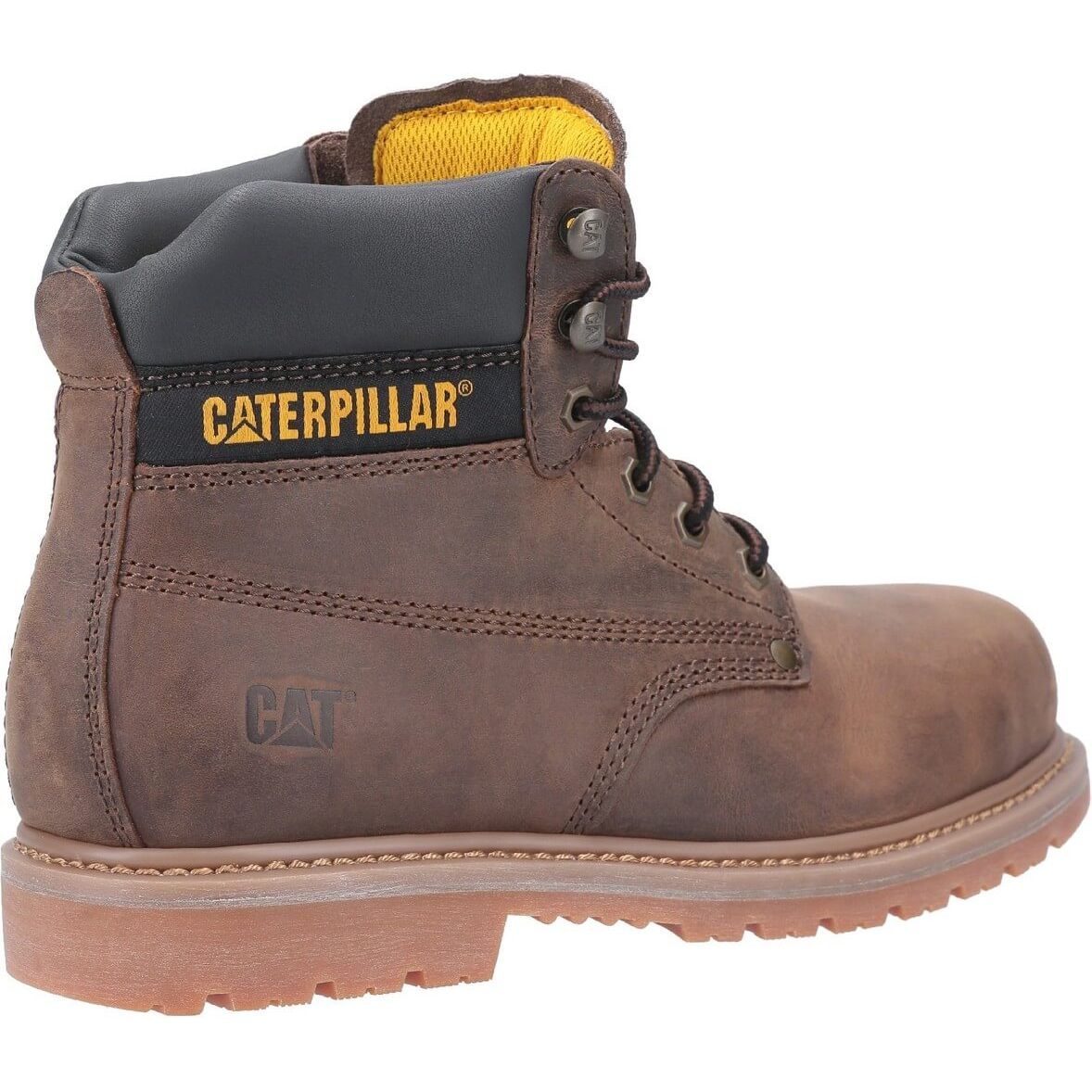 Caterpillar Powerplant Welted Safety Boots-Brown-2