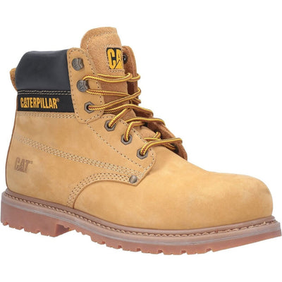 Caterpillar Powerplant Welted Safety Boots-Honey-Main