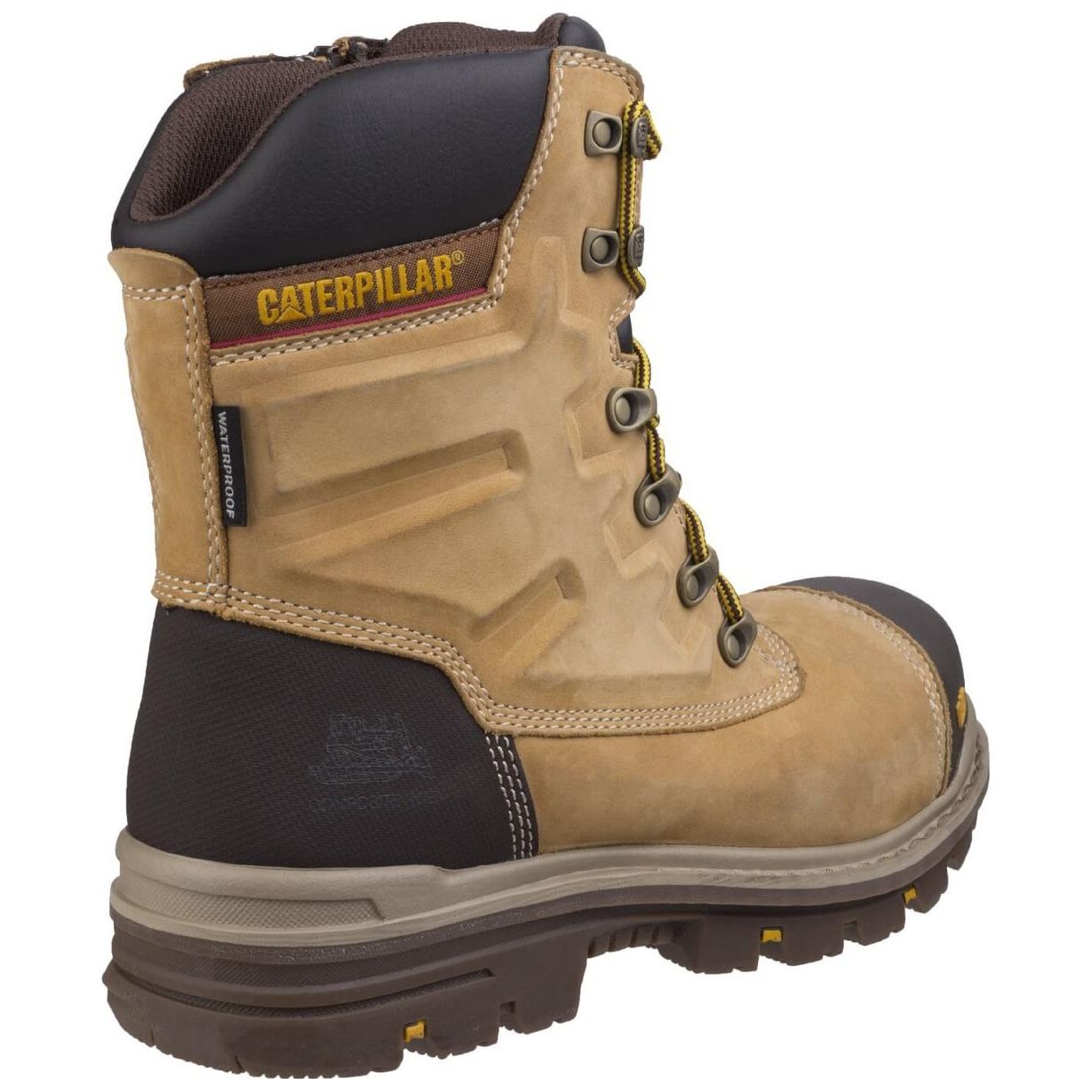 Caterpillar Premier Safety Work Boots-Honey-2