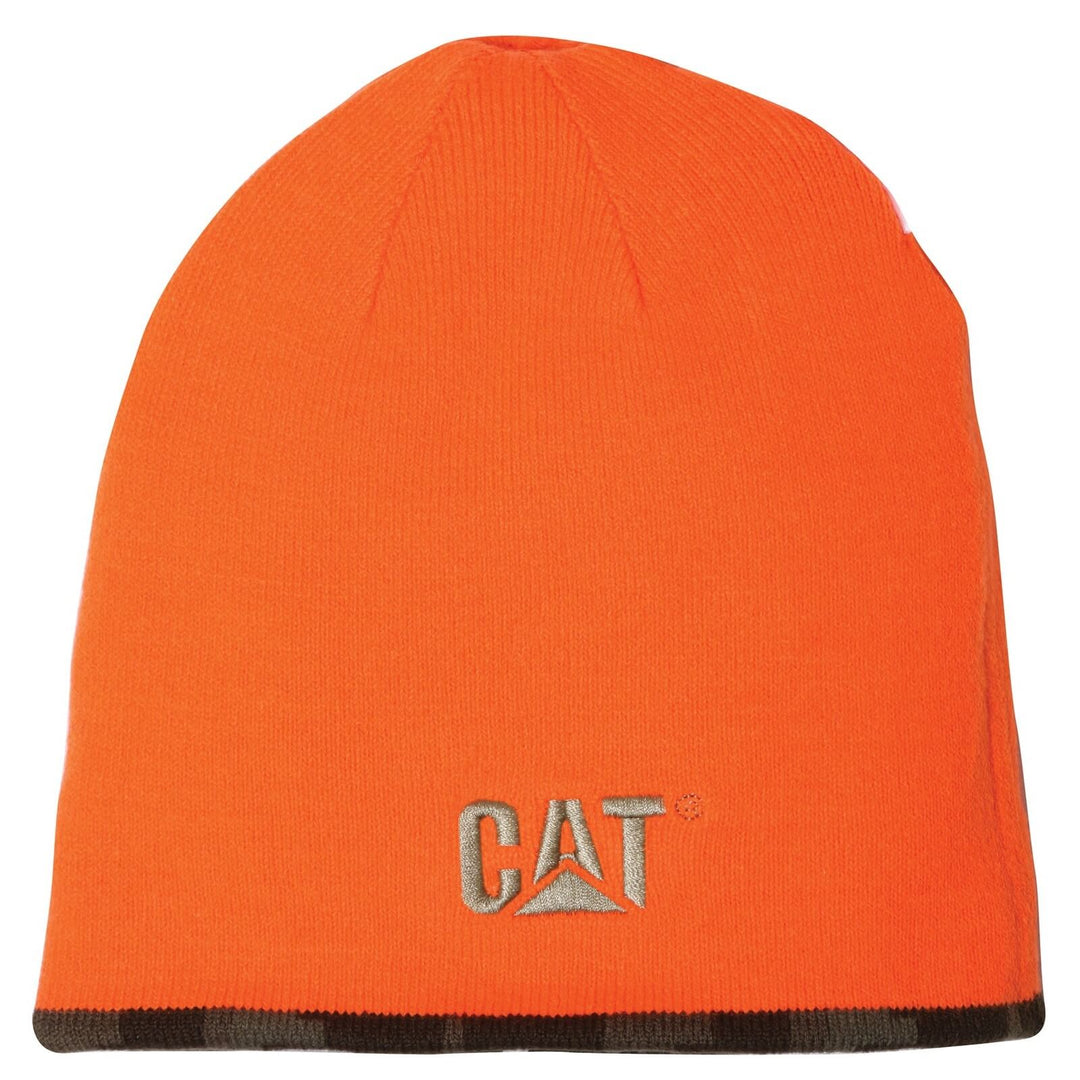 Caterpillar Reversible Logo Cap Hi Vis Orange 1#colour_hi-vis-orange