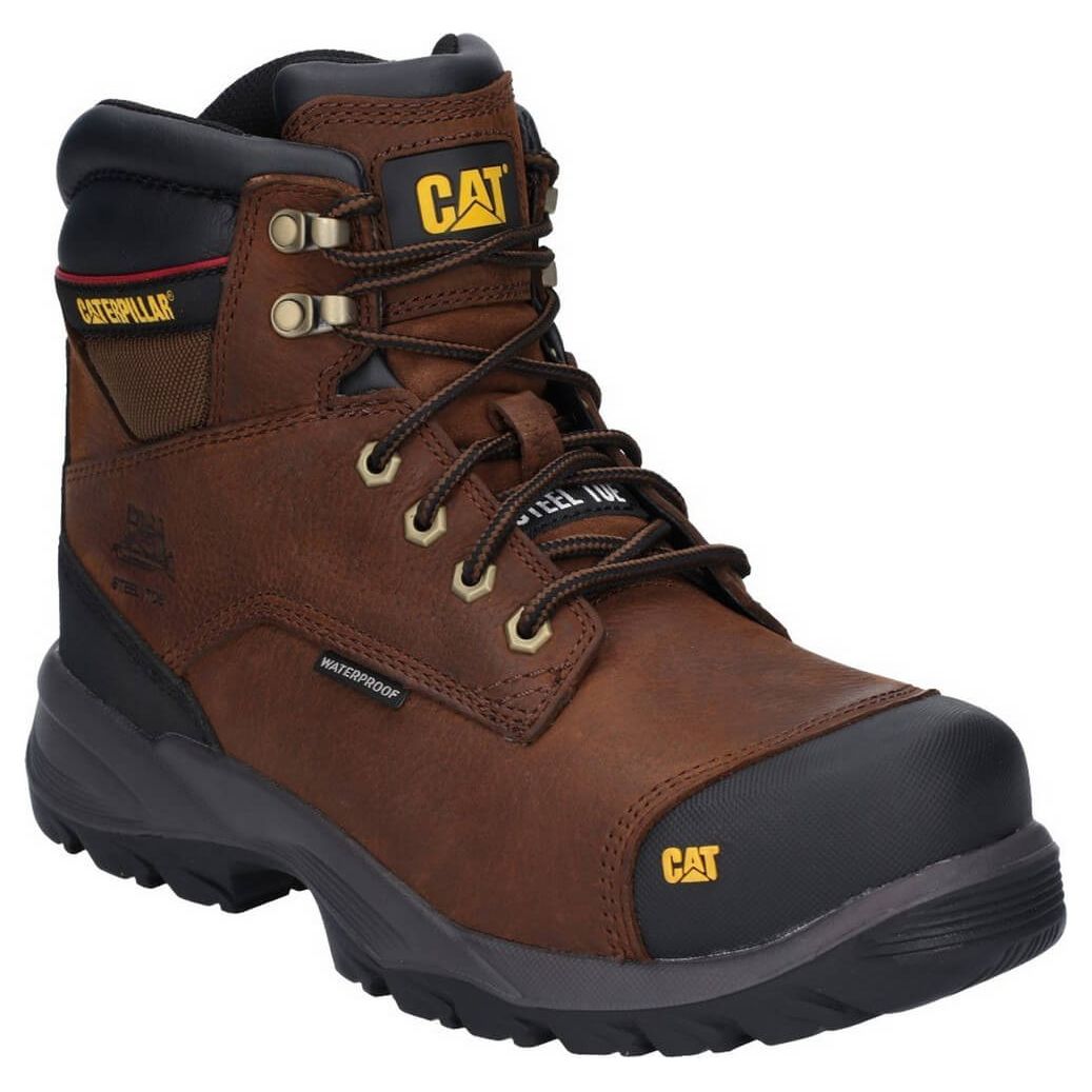 Caterpillar Special Offer Pack - CAT Mens Spiro Waterproof Safety Boots + 3 Pairs Work Socks