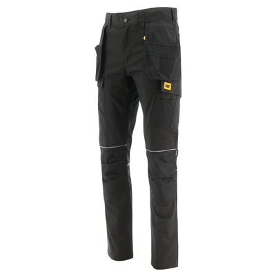 Caterpillar Stretch Pocket Trousers BLACK-BLACK 1#colour_black