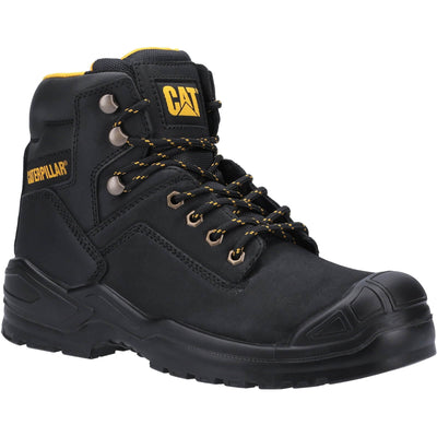 Caterpillar Striver Mid S3 Safety Boots Black 1#colour_black