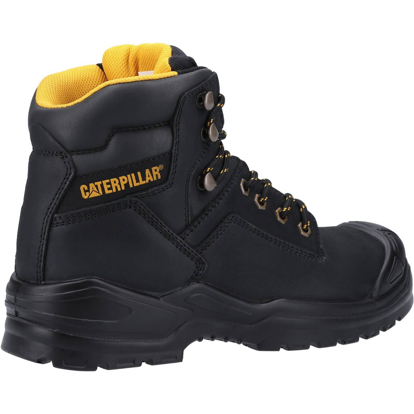 Caterpillar Striver Mid S3 Safety Boots Black 2#colour_black